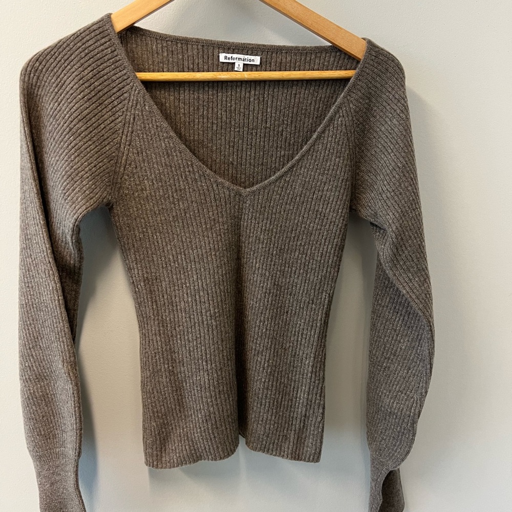 Reformation Hart Cashmere Sweater